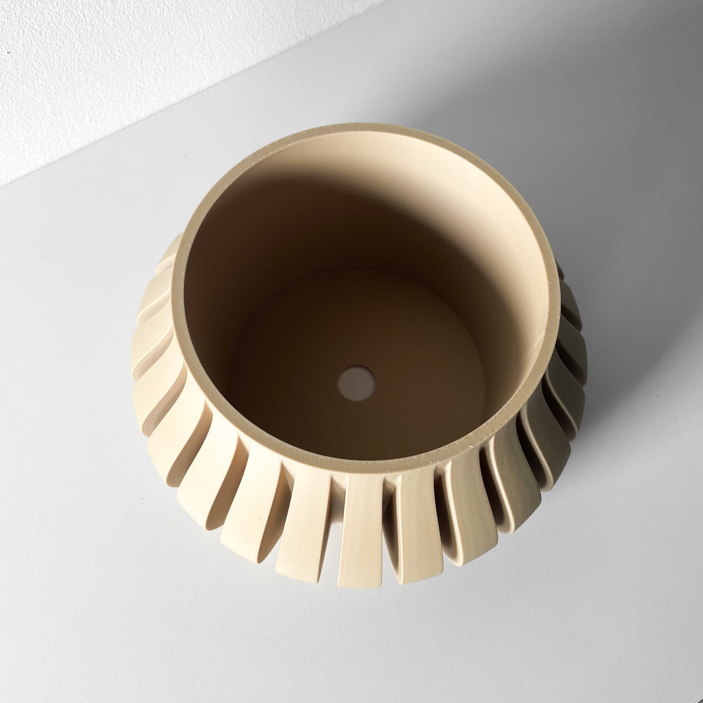 The Toril Interior Planter Pot with Drainage Tray