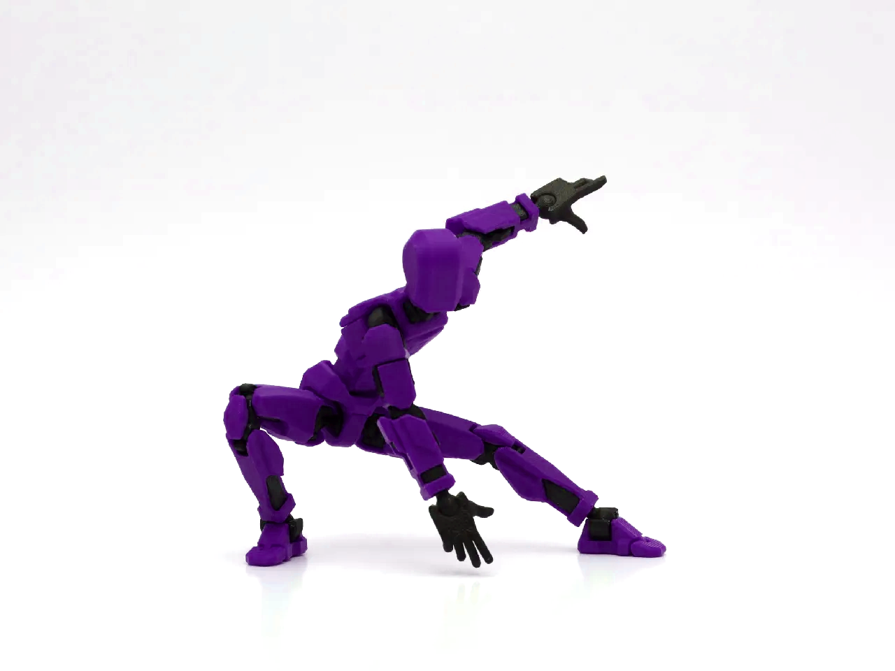 (Assembly Completed) Dummy 13 Action Figure | with Weapons| Assembly Completed | 3D Printed (Purple)