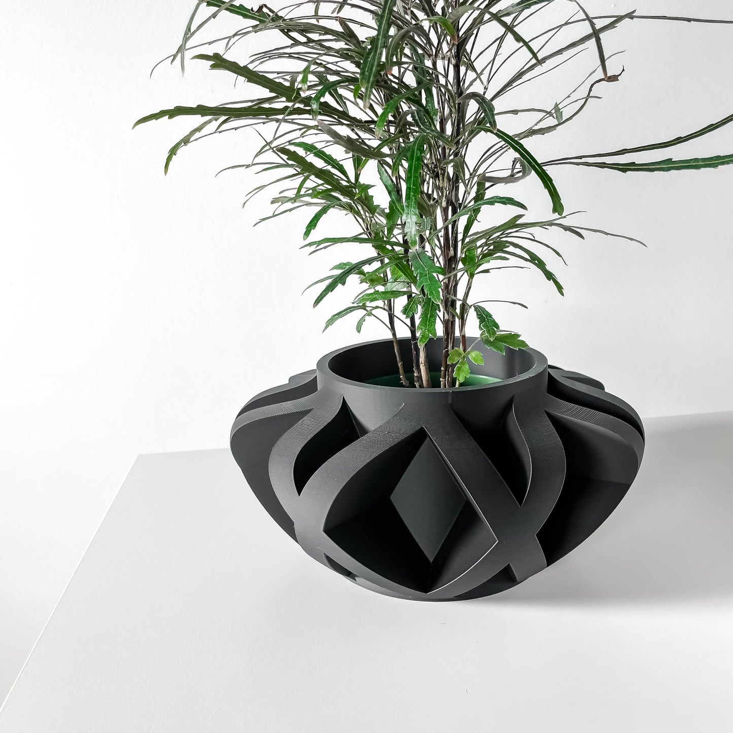 The Sono Interior Planter Pot with Drainage Tray