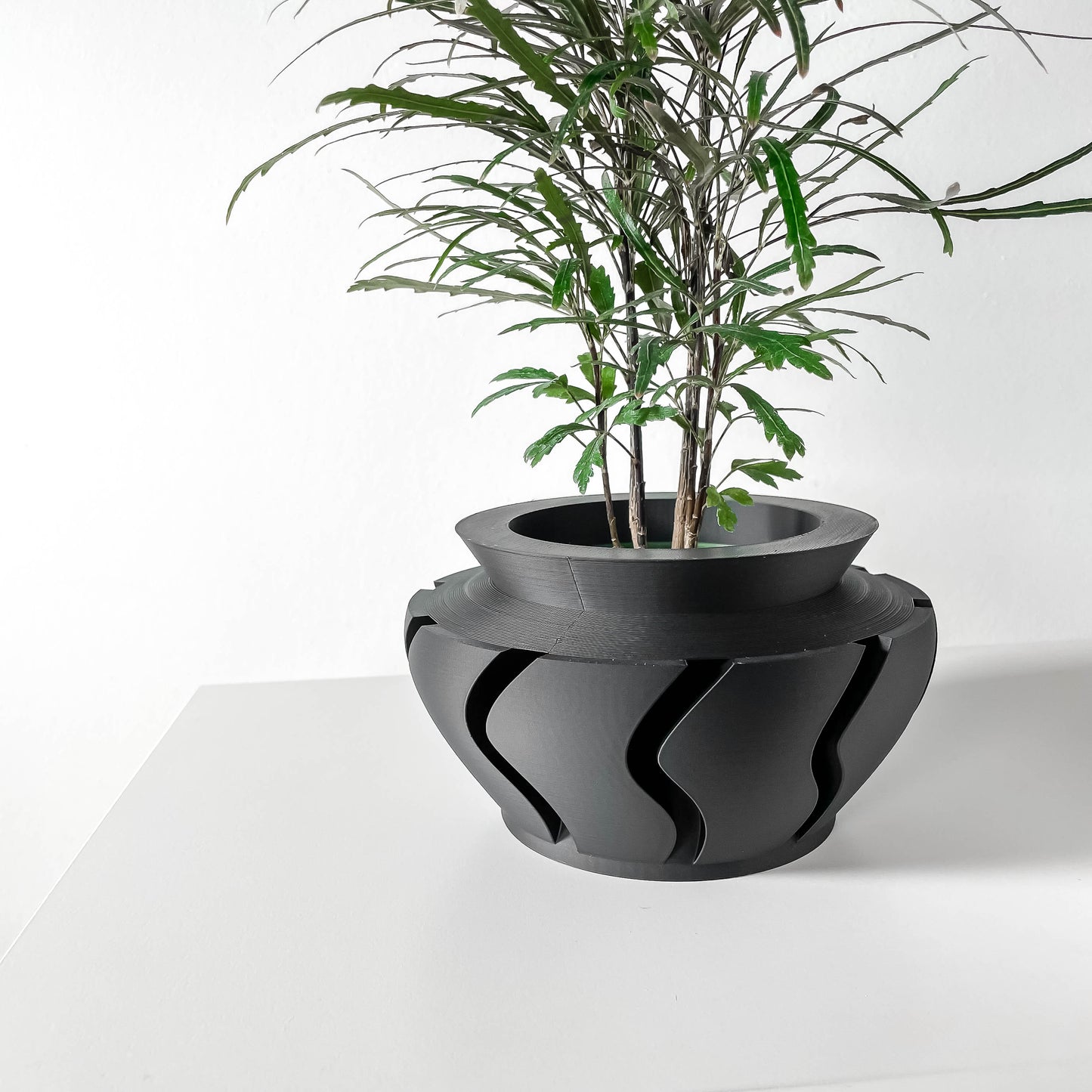 The Inero Interior Planter Pot with Drainage Tray