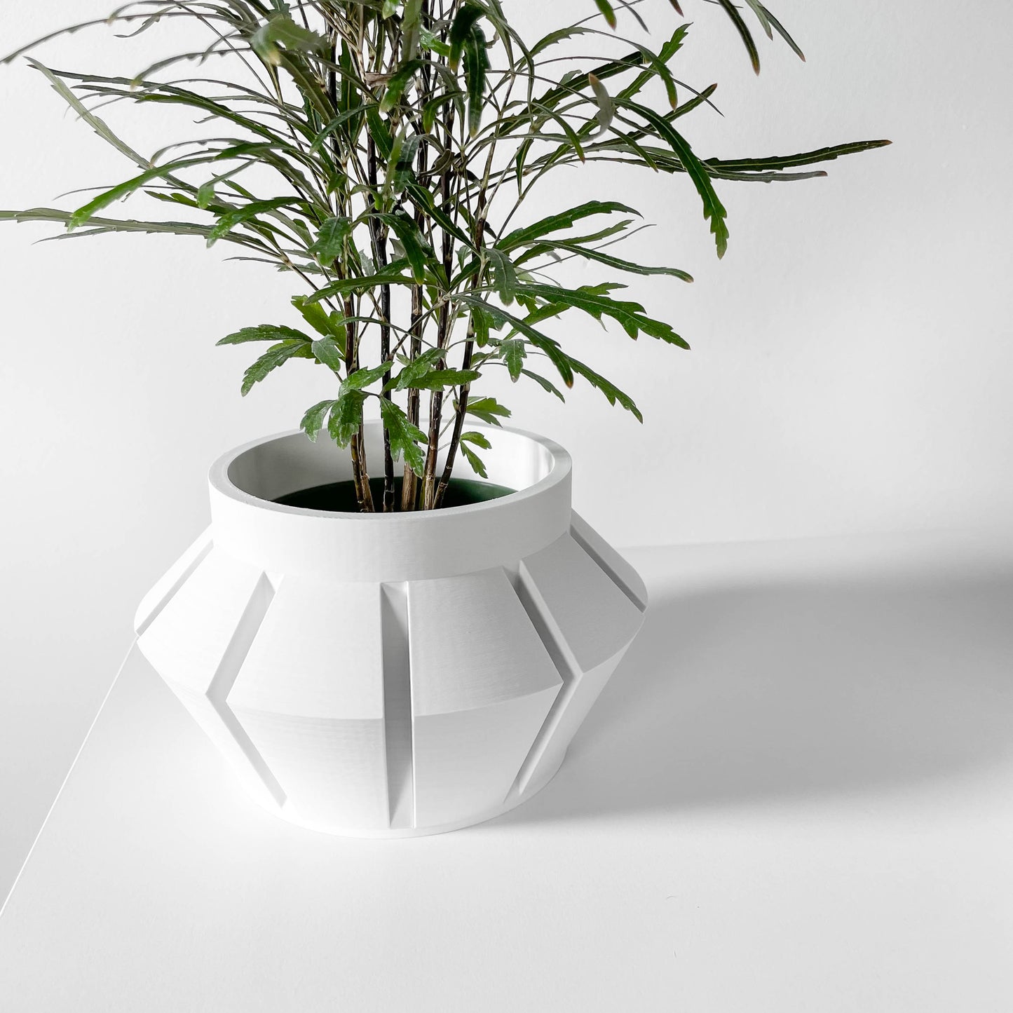 The Erno Interior Planter Pot with Drainage Tray