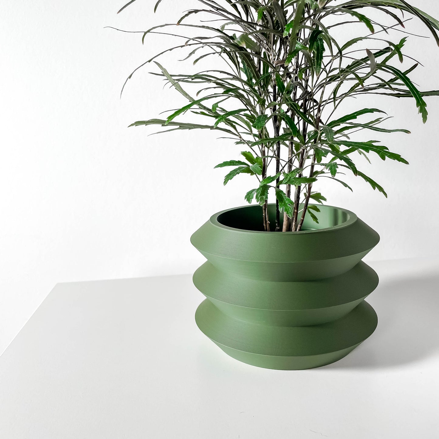 The Sima Interior Planter Pot with Drainage Tray