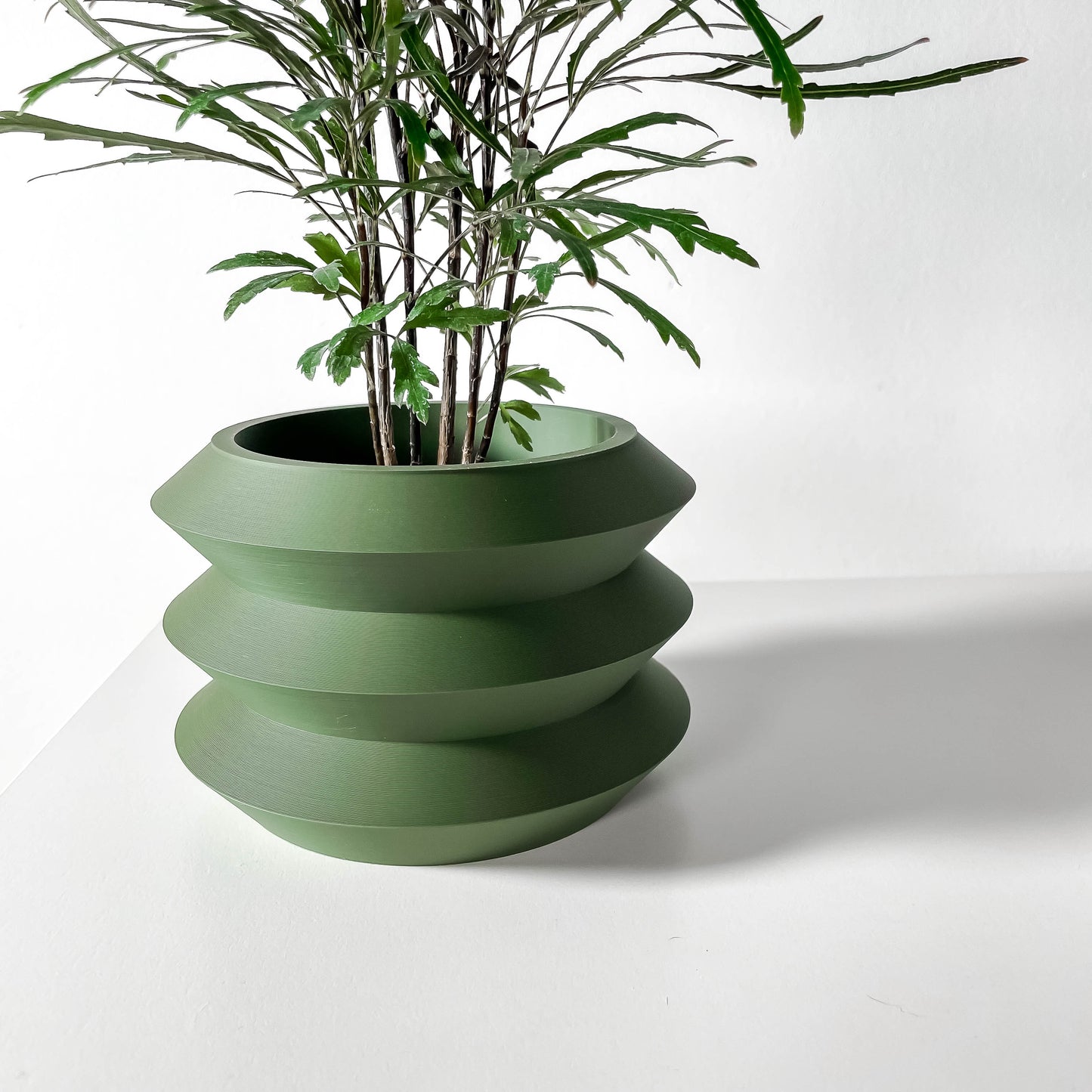The Sima Interior Planter Pot with Drainage Tray