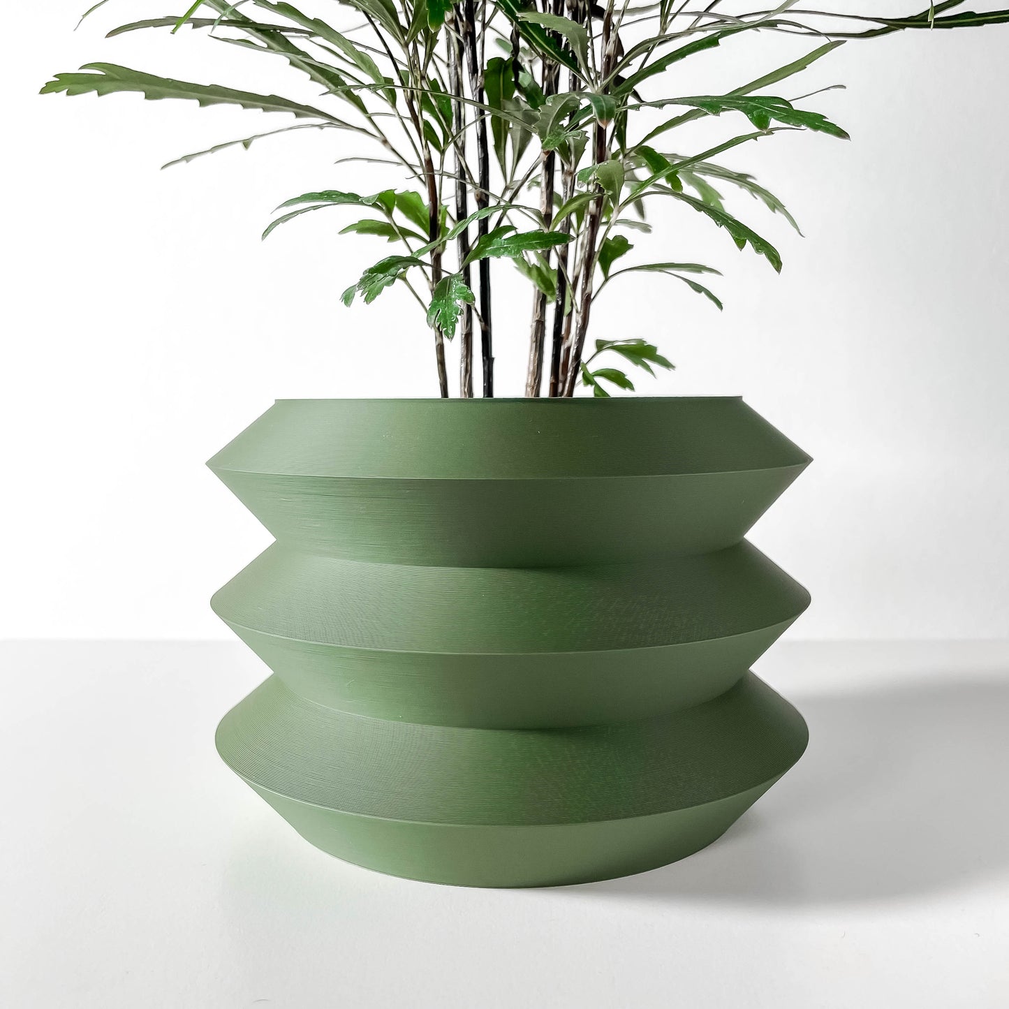 The Sima Interior Planter Pot with Drainage Tray