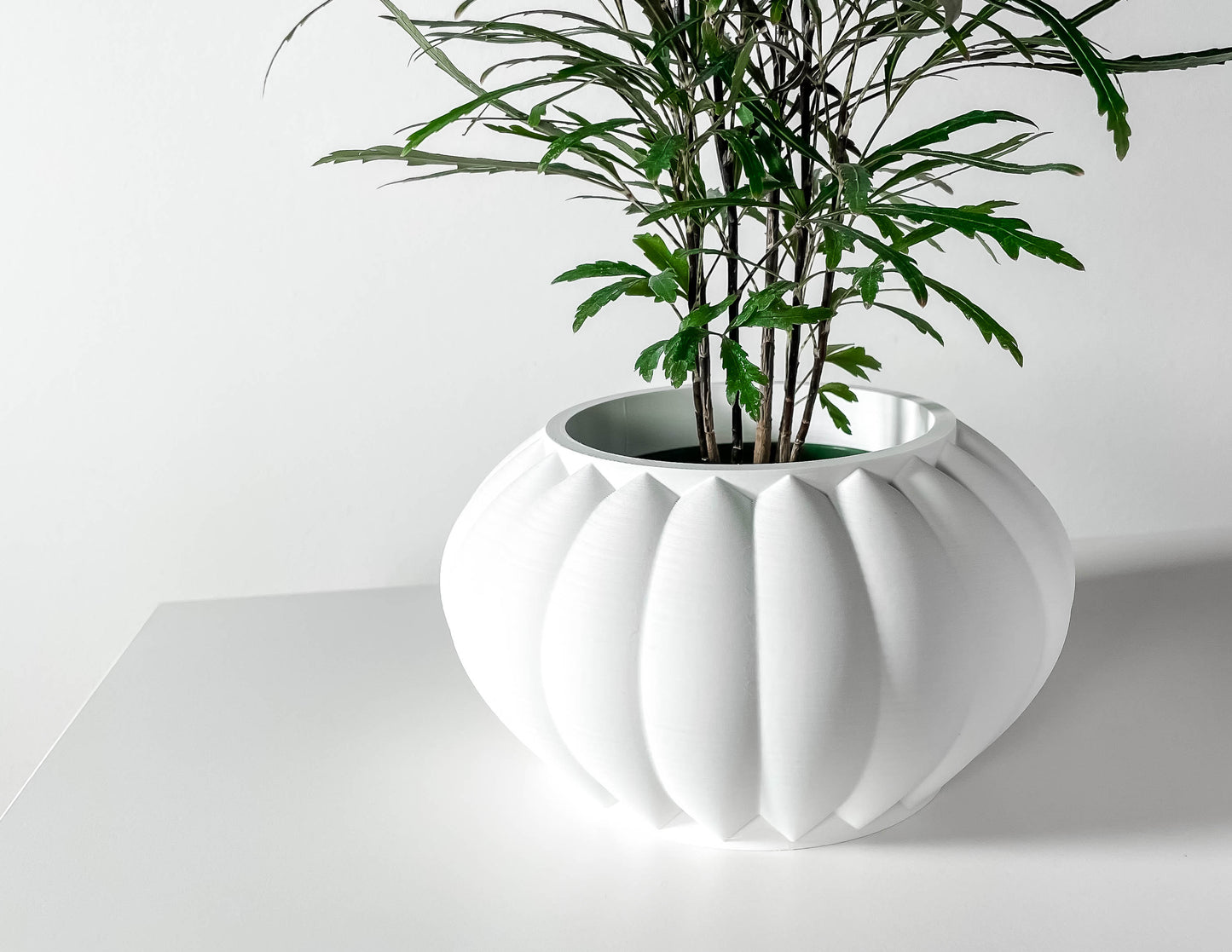 The Bunos Interior Planter Pot with Drainage Tray