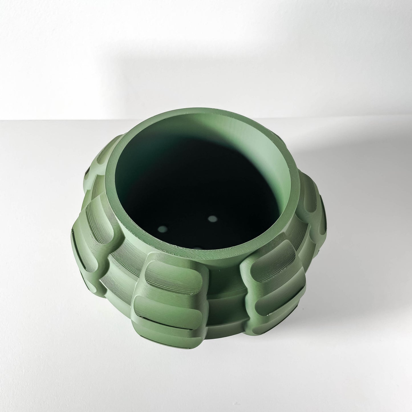 The Jute Interior Planter Pot with Drainage Tray