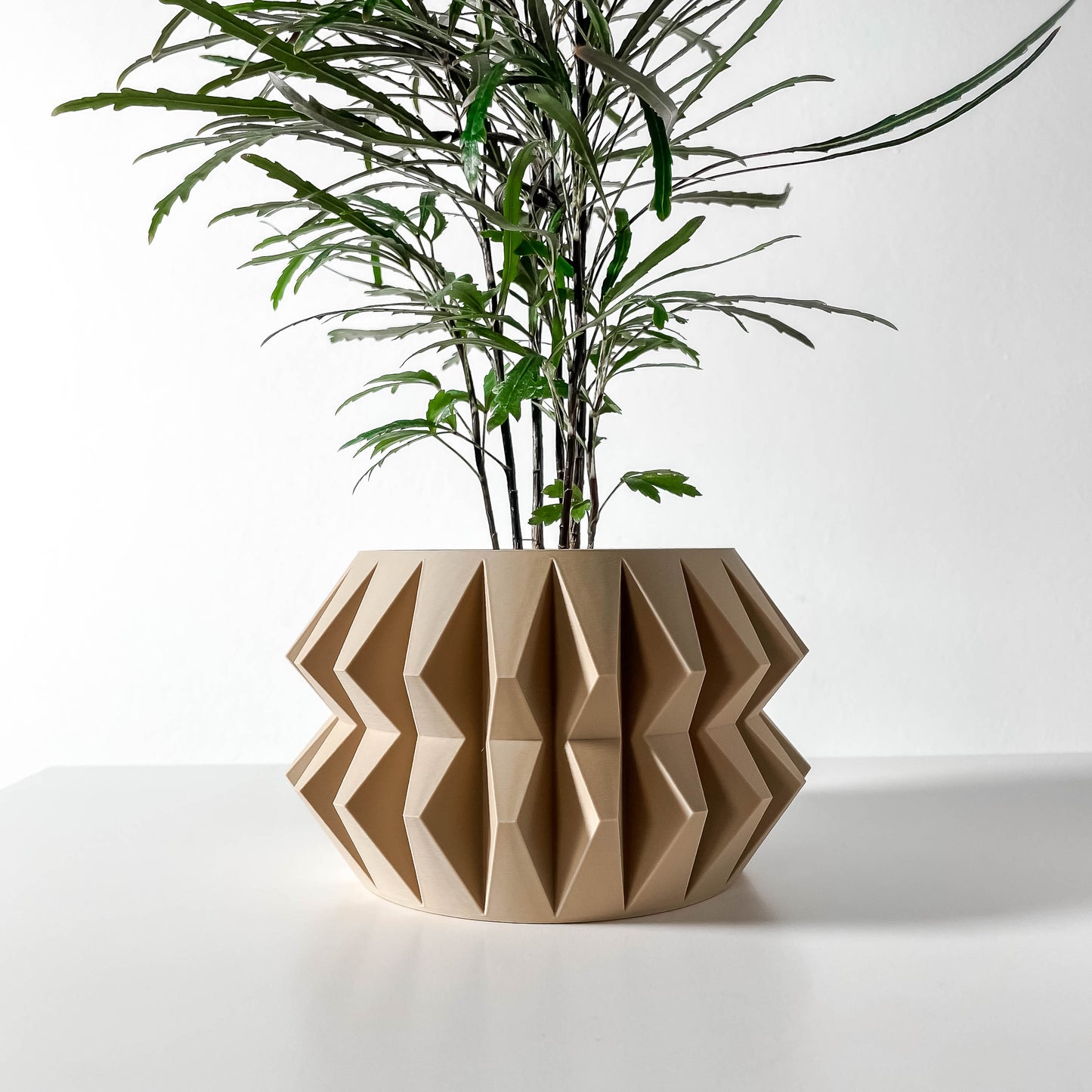 The Almin Interior Planter Pot with Drainage Tray