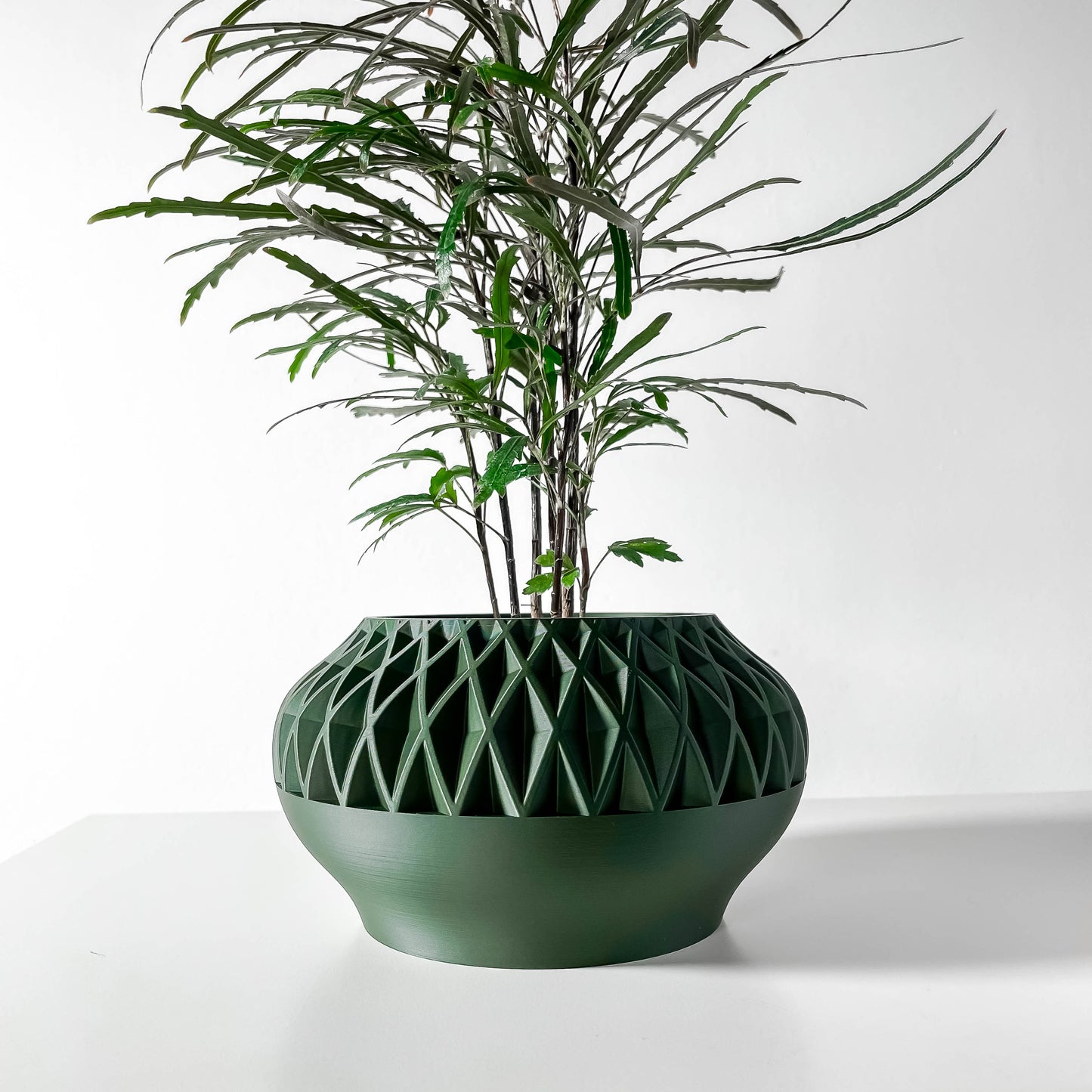 The Ersos Interior Planter Pot with Drainage Tray