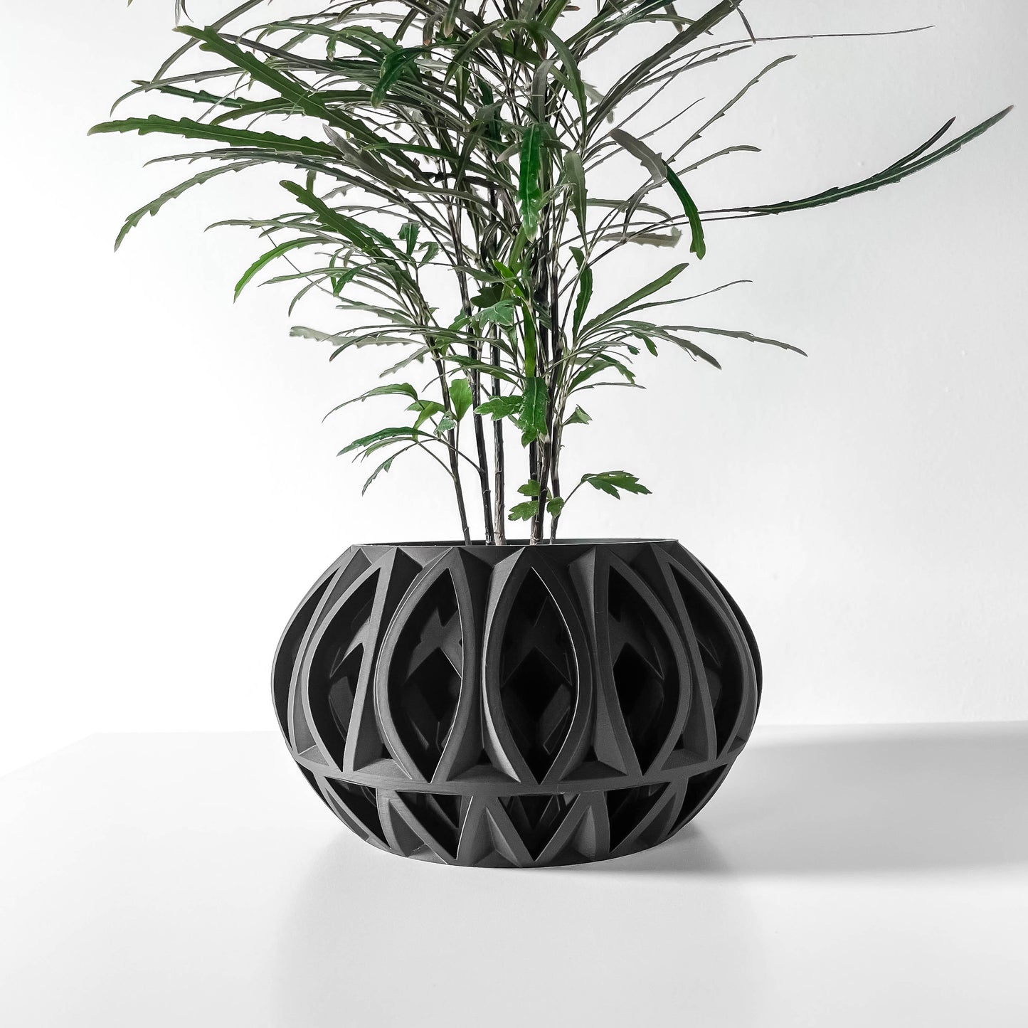 The Ando Interior Planter Pot with Drainage Tray