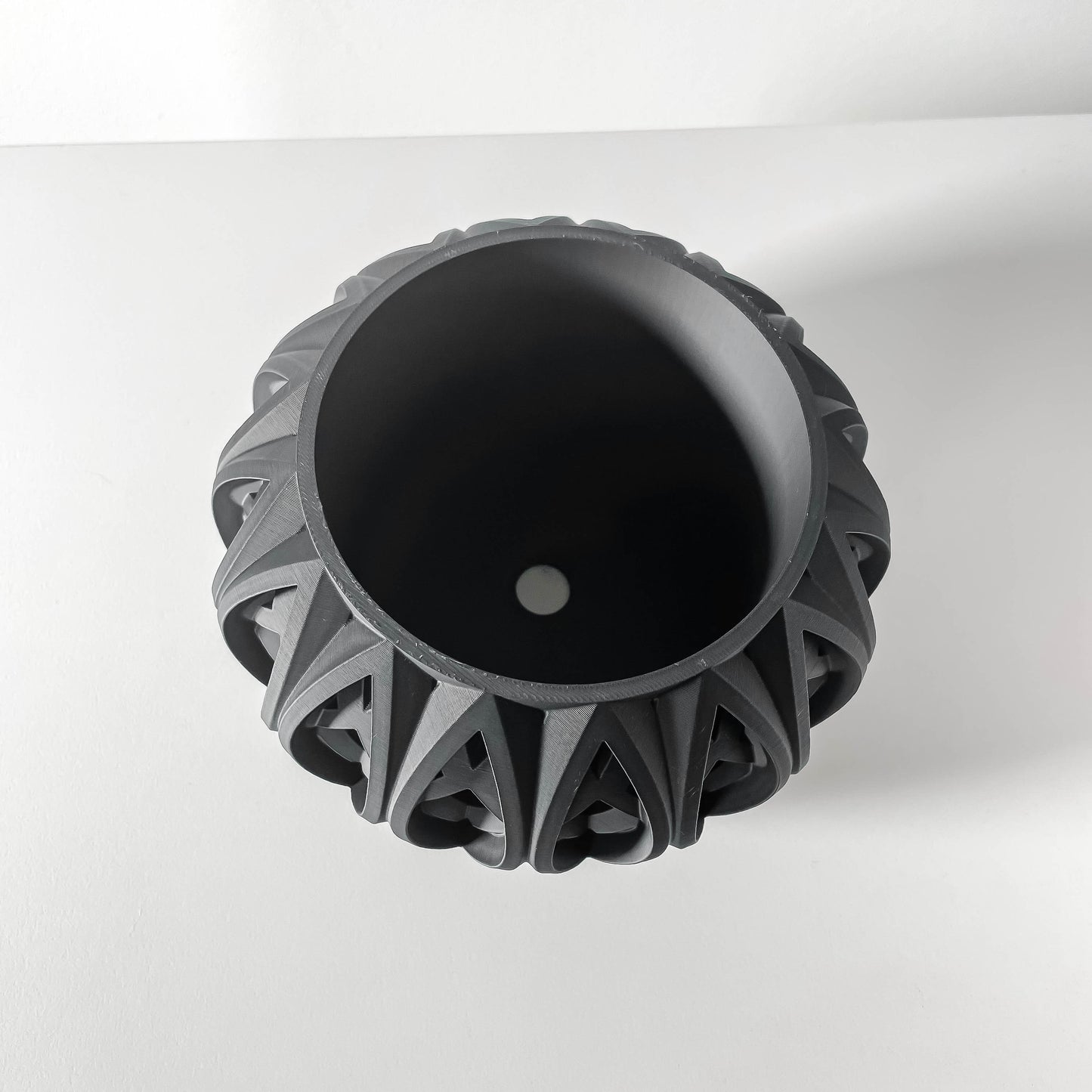 The Ando Interior Planter Pot with Drainage Tray