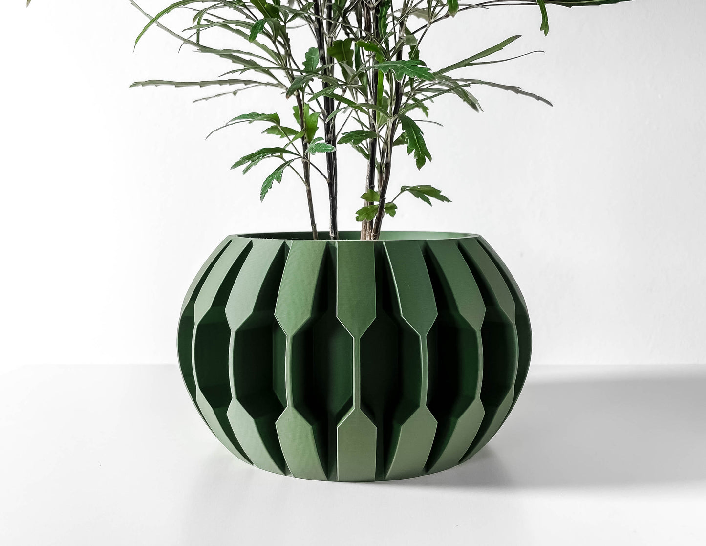 The Gervi Interior Planter Pot with Drainage Tray