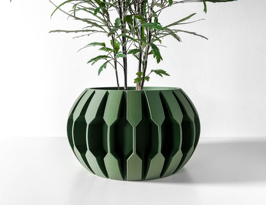 The Gervi Interior Planter Pot with Drainage Tray