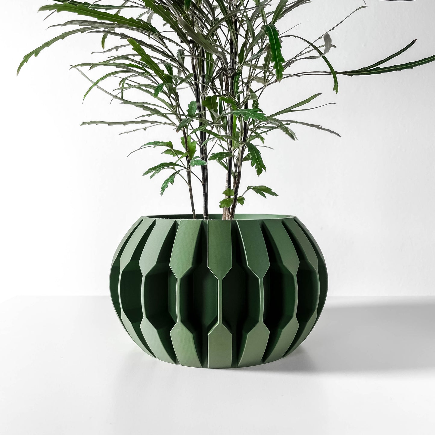 The Gervi Interior Planter Pot with Drainage Tray