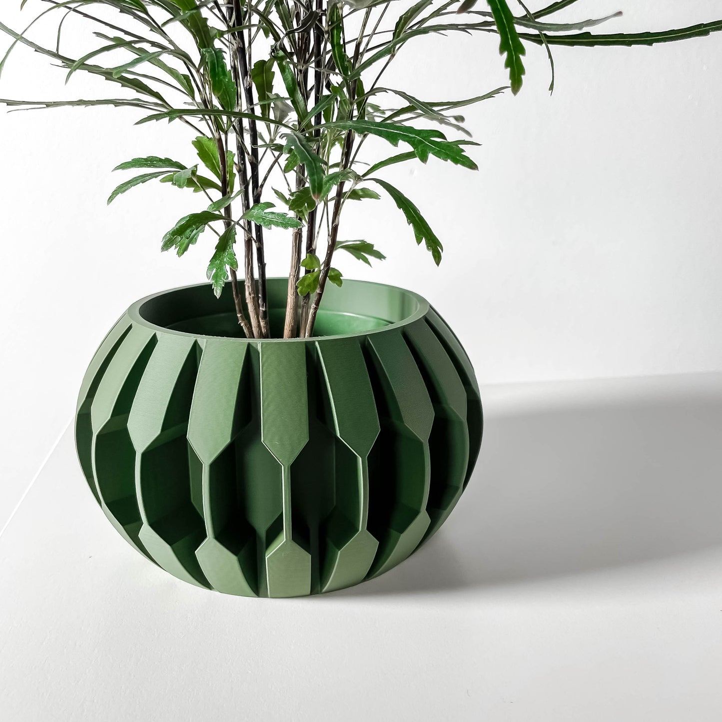 The Gervi Interior Planter Pot with Drainage Tray