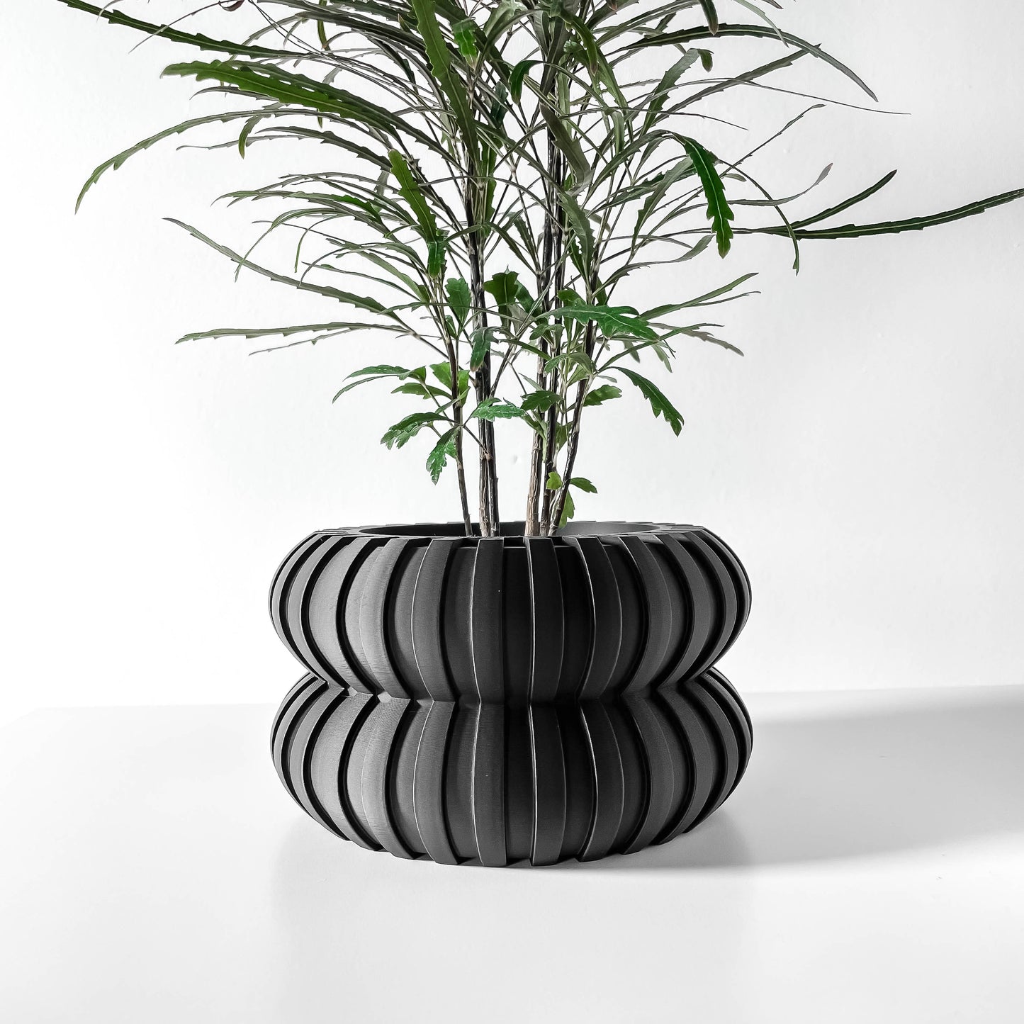 The Wali Interior Planter Pot with Drainage Tray