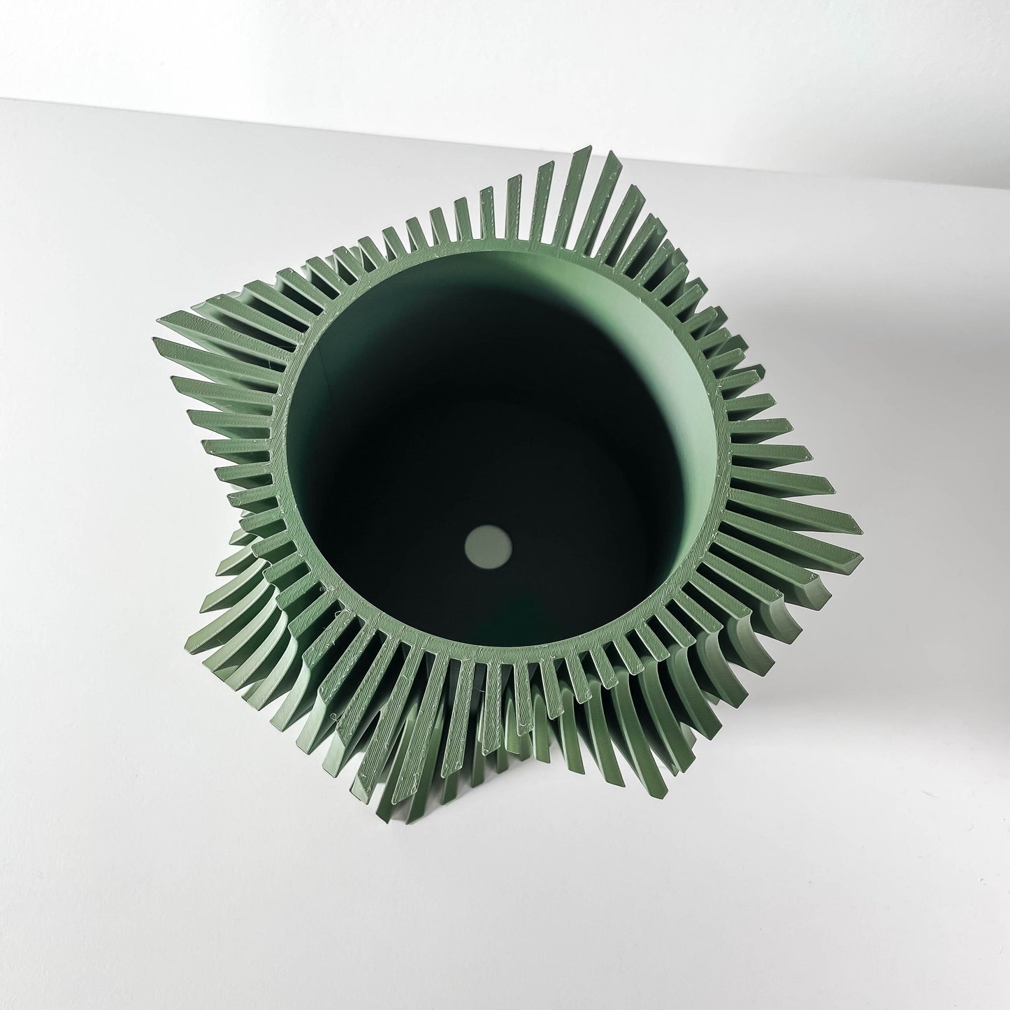 The Anio Wacky Interior Planter Pot with Drainage Tray