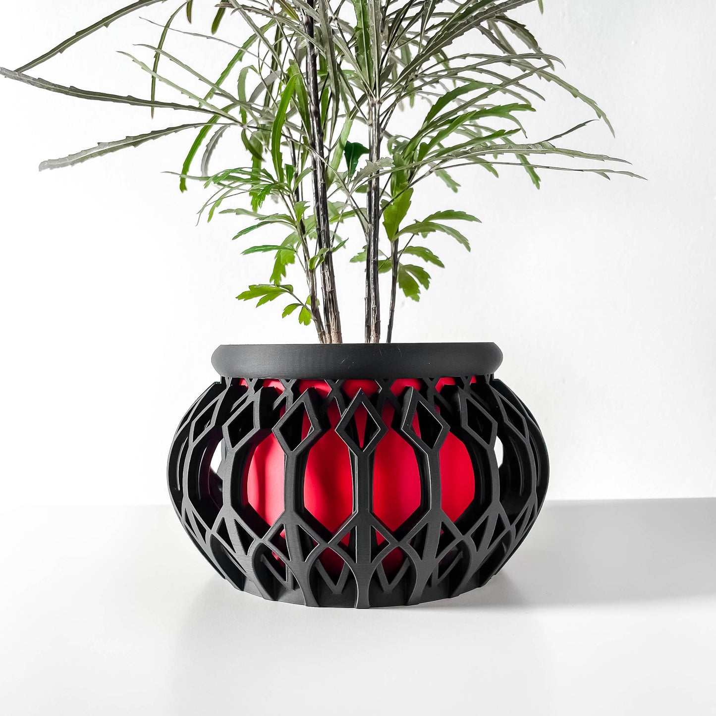 The Vyre Planter Pot & Orchid Pot Hybrid with Drainage Tray