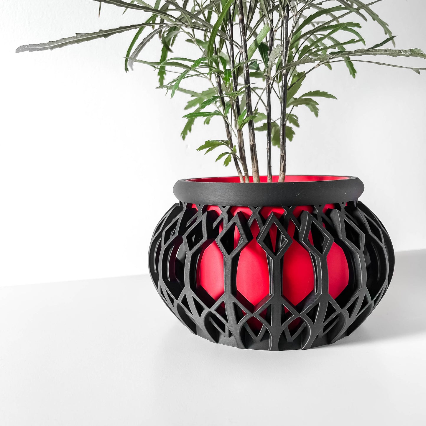 The Vyre Planter Pot & Orchid Pot Hybrid with Drainage Tray