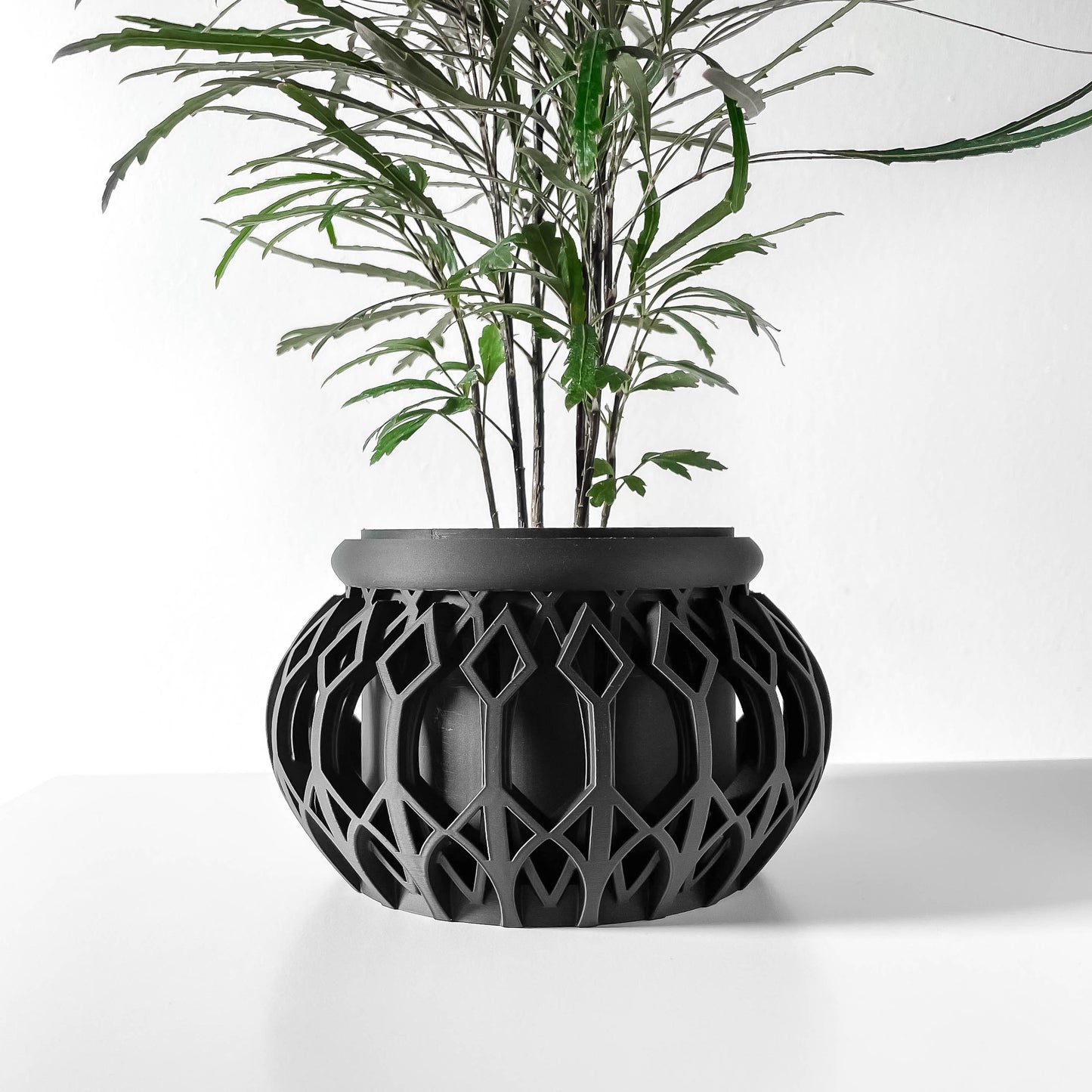 The Vyre Planter Pot & Orchid Pot Hybrid with Drainage Tray