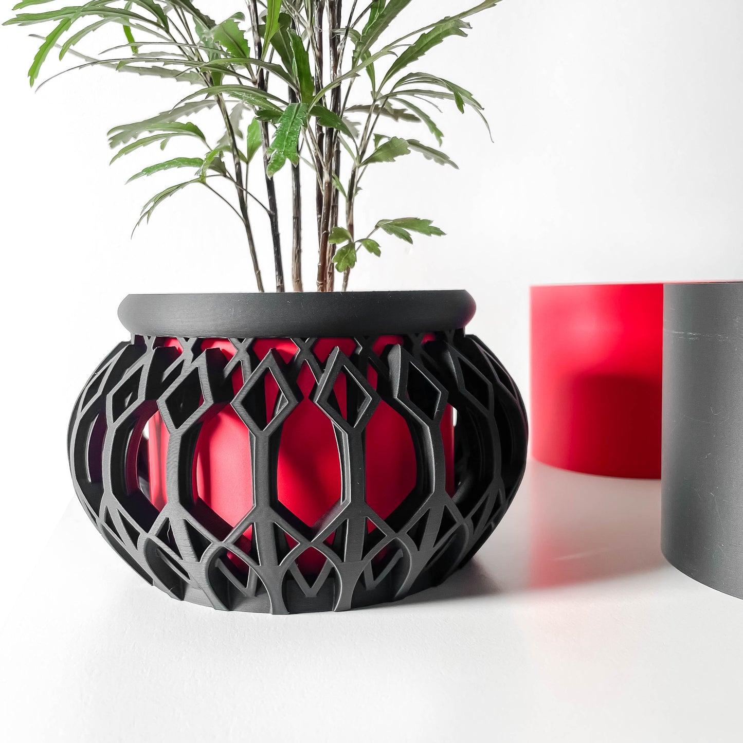 The Vyre Planter Pot & Orchid Pot Hybrid with Drainage Tray
