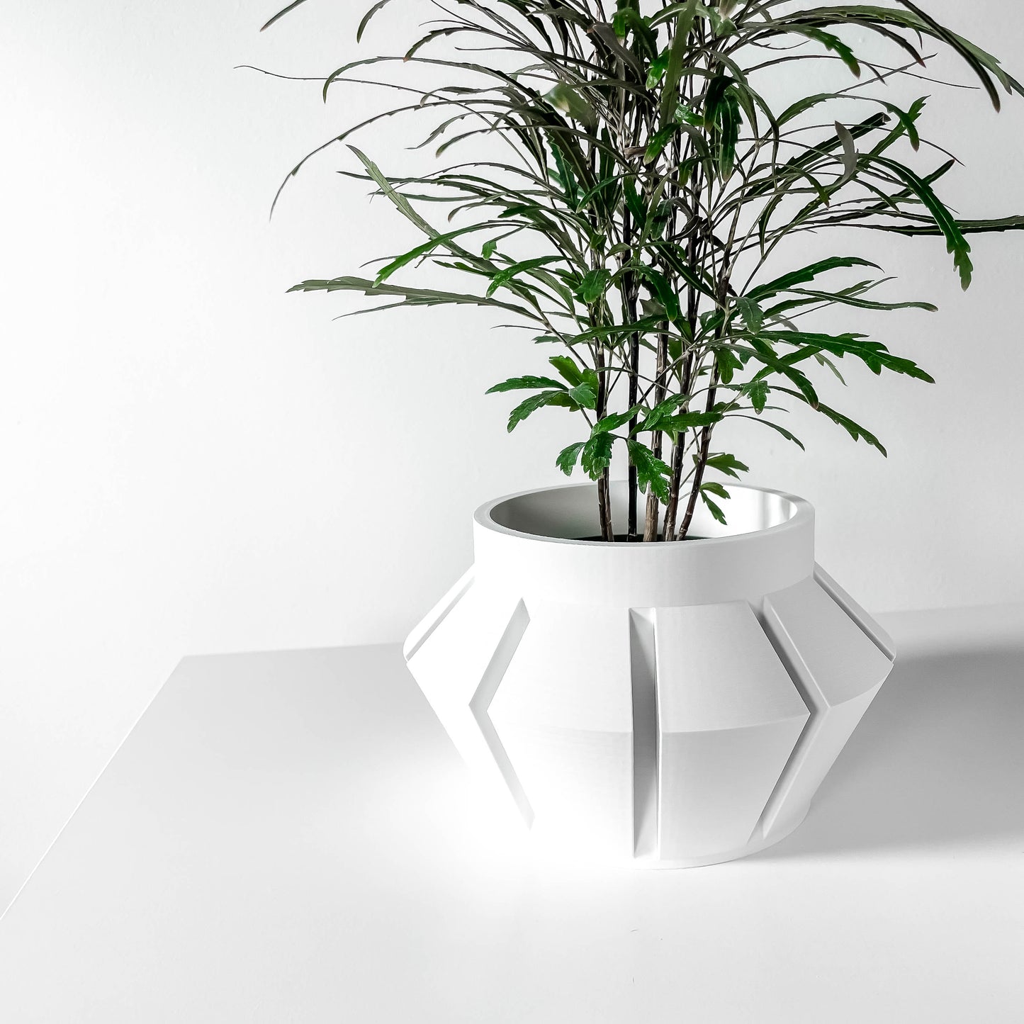 The Erno Interior Planter Pot with Drainage Tray