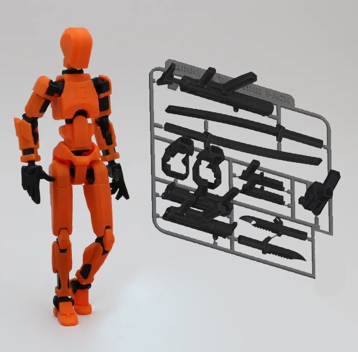 Dummy 13 Action Figure | Build Yourself | With Weapons (5.25inches)